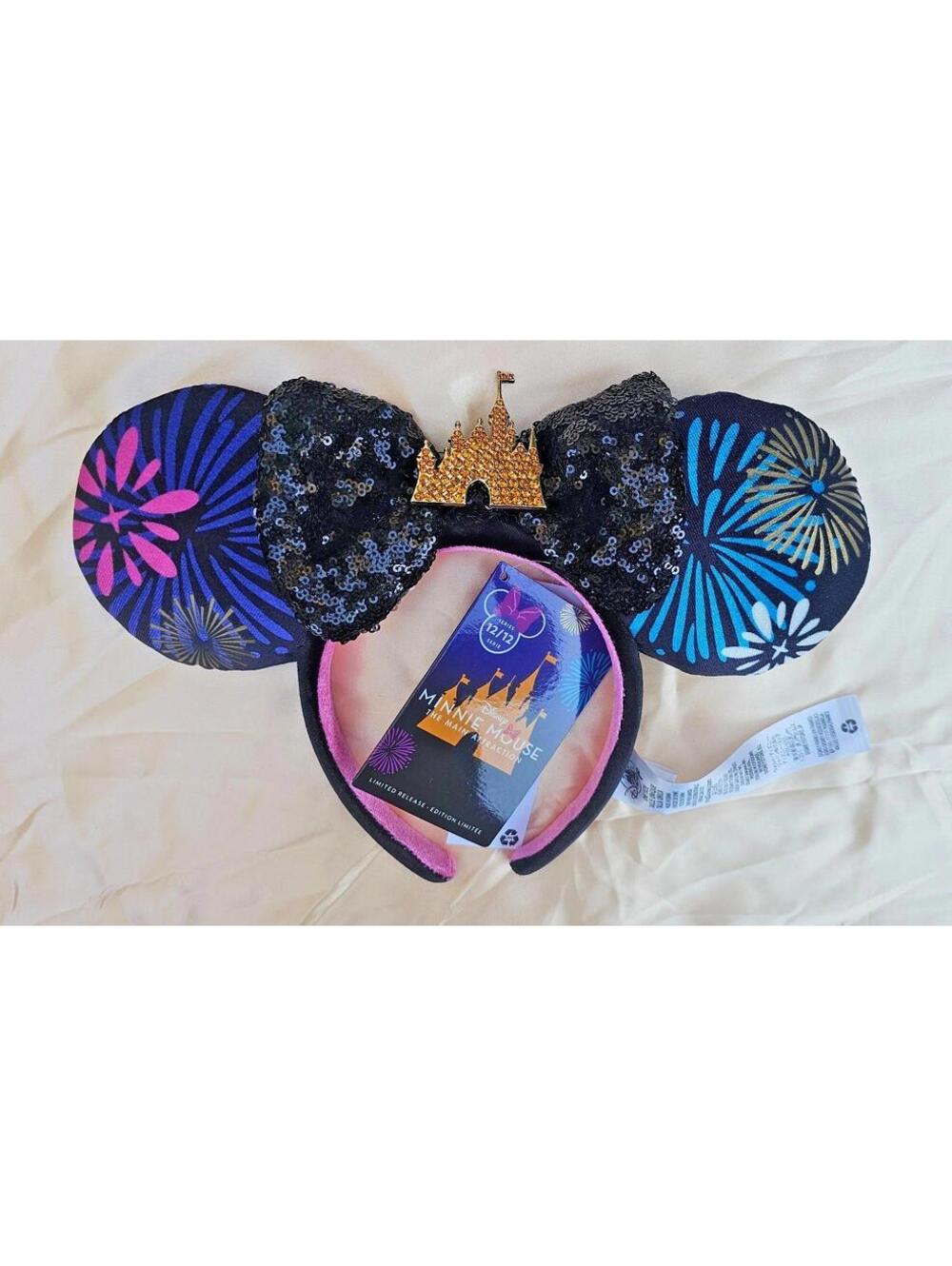 NWT Disney Minnie Mouse Ears The Main Attraction Fireworks Headband